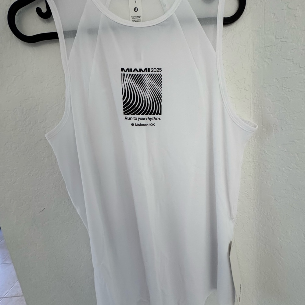 Lululemon Running White Tank Top